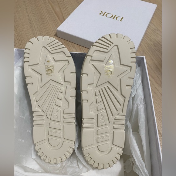 Dior Women's blue Dway Canvas Sandal slides. Size 40. NIB - Picture 3 of 6